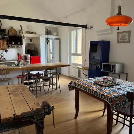 Daire Big Bright Attic-milan Navigli *